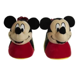 Disney Mickey Mouse 3D Slippers - Kids Cozy Plush Fuzzy Lightweight Warm Comfort Soft House Shoes - Mickey Red/black (size 5-12 Toddler - Little Kid) -Georgia Shoes Shop GUEST 214acf37 2f1e 4b4f 8f92 0a5731858aac