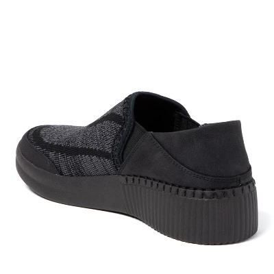 Dearfoams Women's Lee Knit Twin Gore Sneaker 3 Dearfoams Women's Lee Knit Twin Gore Sneaker