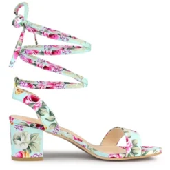 Allegra K Women's Block Heel Lace Up Heel Sandals -Georgia Shoes Shop GUEST 274b16d9 f6cf 4bc2 83d4 027e557dc666