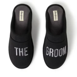 Dearfoams Men's Groom/Groomsmen Giftable Wedding Scuff Slipper 10 Dearfoams Men's Groom/Groomsmen Giftable Wedding Scuff Slipper -Georgia Shoes Shop GUEST 27be43bf 0530 497d 8583 429f359746b7