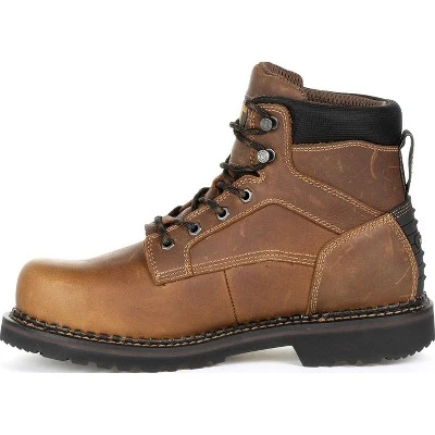Georgia Boot Men's Brown Georgia Giant Revamp Steel Toe Internal Met-Guard Waterproof Work Boot Size 9(Wide) 6 Georgia Boot Men's Brown Georgia Giant Revamp Steel Toe Internal Met-Guard Waterproof Work Boot Size 9(Wide) - Image 4