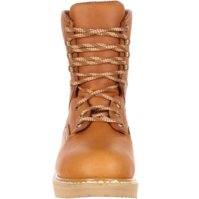 Men's Brown Georgia Boot Wedge Steel Toe Work Boot Size 13 4 Men's Brown Georgia Boot Wedge Steel Toe Work Boot Size 13 - Image 2