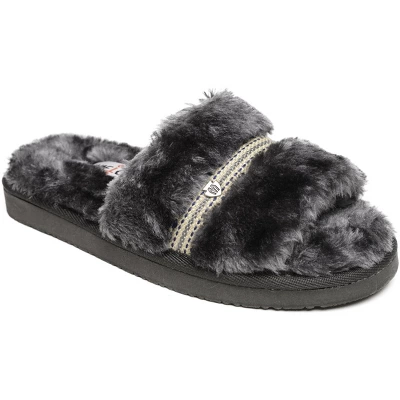 Minnetonka Women's Faux Fur London Slide Slipper 10 Minnetonka Women's Faux Fur London Slide Slipper - Image 8