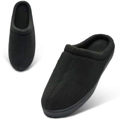 Alpine Swiss Peter Mens Memory Foam Wide Fleece Clog Slippers Slip On House Shoes 8 Alpine Swiss Peter Mens Memory Foam Wide Fleece Clog Slippers Slip On House Shoes - Image 6