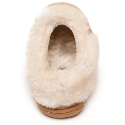 Minnetonka Women's Suede Camp Collar Scuff Slide Slippers 5 Minnetonka Women's Suede Camp Collar Scuff Slide Slippers - Image 3