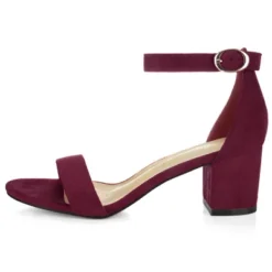 Allegra K Women's Open Toe Block Ankle Strap Heel -Georgia Shoes Shop GUEST 2c3aa561 280f 477a 95ed b240b35398e6