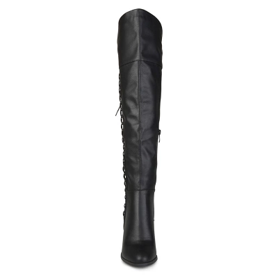 Journee Collection Womens Spritz-p Stacked Heel Over The Knee Boots 7 Journee Collection Womens Spritz-p Stacked Heel Over The Knee Boots - Image 5