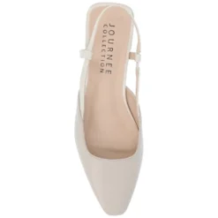 Journee Collection Womens Paislee Sling Back Block Heel Square Toe Flats -Georgia Shoes Shop GUEST 2d100b8d 84fc 4598 94ef bde3f0c3c66e
