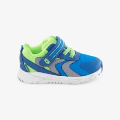 Stride Rite Kids Unisex Bolt Sneaker | 6 | Blue Neon