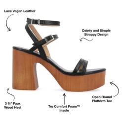 Journee Collection Womens Emerynn Tru Comfort Foam Platform Clog Multi Strap Sandals -Georgia Shoes Shop GUEST 2ee9a7e0 8a3a 45d2 a68a aac29499501f