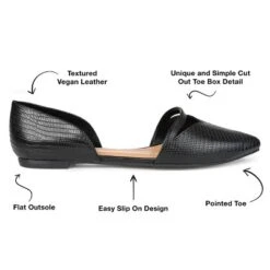 Journee Collection Womens Braely Slip On Pointed Toe Ballet Flats -Georgia Shoes Shop GUEST 2eec536a c40e 4f09 8665 2483a680b471