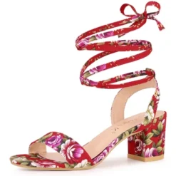 Allegra K Women's Block Heel Lace Up Heel Sandals -Georgia Shoes Shop GUEST 2fa8ee8a d79f 434c a3cb 2fdcce7b87c4
