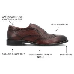 Thomas & Vine Garland Brogue Oxford -Georgia Shoes Shop GUEST 30ada57c 8630 4ac2 8be7 8249295abe77
