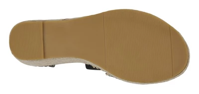 GC Shoes Tia Elastic Cross Strap Espadrille Wedge Sandals 6 GC Shoes Tia Elastic Cross Strap Espadrille Wedge Sandals - Image 4