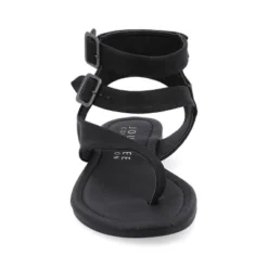 Journee Collection Womens Kyle Ankle Wrap Low Block Heel Sandals -Georgia Shoes Shop GUEST 31471bf6 b40c 4881 9263 3fd513018f45