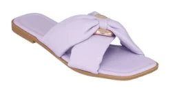 GC Shoes Perri Knotted Cross Strap Squared Toe Slide Flat Sandals -Georgia Shoes Shop GUEST 315309ce 0462 4728 9049 d73a01e85506