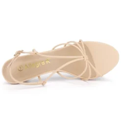 Allegra K Women's Strappy Slingback Kitten Heels Sandals -Georgia Shoes Shop GUEST 339cfc55 a7f6 4cc5 828a 7080fc3043d1