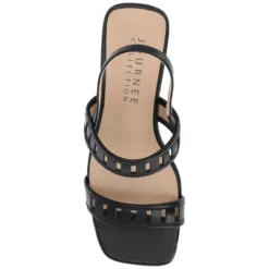 Journee Collection Womens Ismay Laser Cut Sling Back Block Heel Sandals -Georgia Shoes Shop GUEST 347c124d 9e5b 4b41 b8a8 24526e7182bc