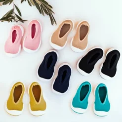 Komuello Toddler Boy Girl First Walk Sock Shoes Flat Style Solid Colors -Georgia Shoes Shop GUEST 394acefa 3e3c 4aa3 b516 60d841cd1de5