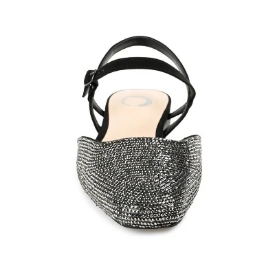 Journee Collection Womens Nysha Tru Comfort Foam Buckle Square Toe Ballet Flats 7 Journee Collection Womens Nysha Tru Comfort Foam Buckle Square Toe Ballet Flats - Image 5