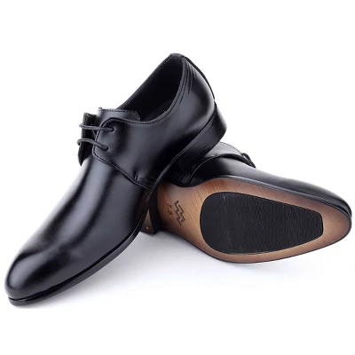 Mio Marino - Men's Plain Toe Oxford Dress Shoes 5 Mio Marino - Men's Plain Toe Oxford Dress Shoes - Image 3
