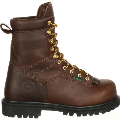 Men's Brown Georgia Boot Lace-to-Toe Steel Toe Waterproof Work Boot Size 8.5 8 Men's Brown Georgia Boot Lace-to-Toe Steel Toe Waterproof Work Boot Size 8.5 - Image 6