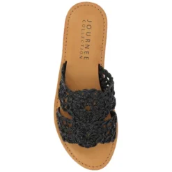 Journee Collection Womens Lissia Tru Comfort Foam Slip On Slide Flat Sandals -Georgia Shoes Shop GUEST 3d9bb983 72ac 458d aaa7 531feb3c901e