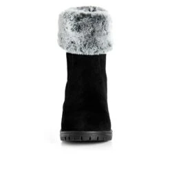 Women's WIDE FIT Callie Ankle Wedge - Black | EVANS -Georgia Shoes Shop GUEST 3de385fd 038e 473d a7d6 6c1fc7f94556