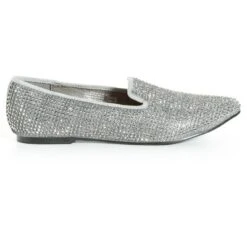 Women's WIDE FIT Maya Flat Shoe - Pewter | AVENUE