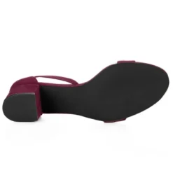 Allegra K Women's Open Toe Block Ankle Strap Heel -Georgia Shoes Shop GUEST 3e93168e cfc2 4996 9427 4adc8826035c