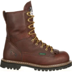 Men's Brown Georgia Boot Steel Toe Waterproof Lace-To-Toe Work Boot Size 9.5(Wide) -Georgia Shoes Shop GUEST 3eede36f f8f9 4ba6 bd39 b236ddf7cbef 1