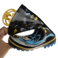 Batman Rubber Rainboots - Waterproof Lightweight Easy On With Easy Pull Handles (sizes 7-1 Toddler / Little Kid / Big Kid) -Georgia Shoes Shop GUEST 3efe2596 23f1 4bb7 ad5a 0e4eee079393