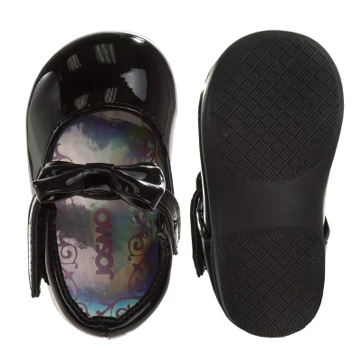 Josmo Baby Girls' Mary Jane Flats With Bow Detail: Non-Slip Sole Wedding Flower Girls' Shoes (Infants/Toddler Sizes) 5 Josmo Baby Girls' Mary Jane Flats With Bow Detail: Non-Slip Sole Wedding Flower Girls' Shoes (Infants/Toddler Sizes) - Image 3