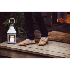 Minnetonka Men's Suede Sheepskin Softsole Moccasin -Georgia Shoes Shop GUEST 40e7de66 624f 44fa a8cd 176efe817aea