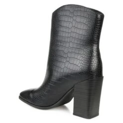 Journee Collection Womens Brekinn Tru Comfort Foam Pull On Stacked Heel Booties -Georgia Shoes Shop GUEST 41804907 9453 490a a198 5bf9e2502853