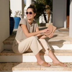 Nisolo Sustainable Women's All-Day Cross Strap Sandal 17 Nisolo Sustainable Women's All-Day Cross Strap Sandal -Georgia Shoes Shop GUEST 4216912f b9d7 46ce 912a 5dcf302a7b46