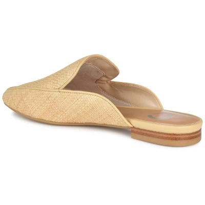Journee Collection Womens Akza Slip On Square Toe Mules Flats 8 Journee Collection Womens Akza Slip On Square Toe Mules Flats - Image 6