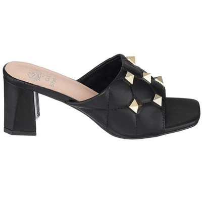 GC Shoes Alexis Studded Block Heel Sandals 3 GC Shoes Alexis Studded Block Heel Sandals