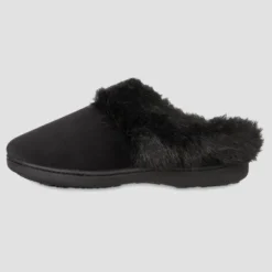 Isotoner Women's Valerie Velour Hoodback Slippers