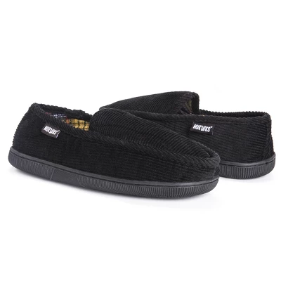 MUK LUKS Men's Corduroy Slipper With Flannel Lining 6 MUK LUKS Men's Corduroy Slipper With Flannel Lining - Image 4