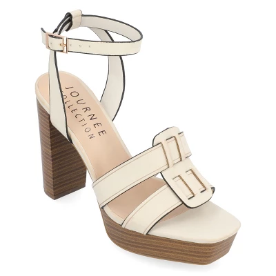 Journee Collection Womens Mandilyn Tru Comfort Foam High Heel Platform Sandals 12 Journee Collection Womens Mandilyn Tru Comfort Foam High Heel Platform Sandals - Image 10