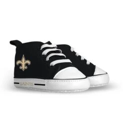 Baby Fanatic Pre-Walkers High-Top Unisex Baby Shoes - NFL New Orleans Saints