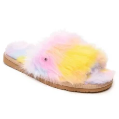 Minnetonka Women's Faux Fur Lolo Slide Slipper -Georgia Shoes Shop GUEST 4526f8d1 3487 4262 ae51 518f000faeb4
