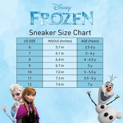 Disney Girl Frozen II Hook And Loop Closure Sneaker (Toddler) 7 Disney Girl Frozen II Hook And Loop Closure Sneaker (Toddler) - Image 5