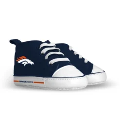 Baby Fanatic Pre-Walkers High-Top Unisex Baby Shoes - NFL Denver Broncos