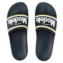Modelo Beer Logo Men's Beach Sandal Slides -Georgia Shoes Shop GUEST 475abca4 f30e 468d be3d e33451bcba9f