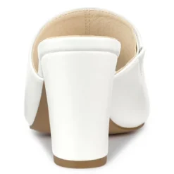 Allegra K Women's Slip On Block Heel Slide Sandals -Georgia Shoes Shop GUEST 48cd39ea c68e 4d77 8914 a4bce38dec50