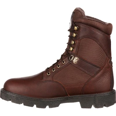 Men's Brown Georgia Boot Homeland Steel Toe Waterproof Work Boot Size 10.5 6 Men's Brown Georgia Boot Homeland Steel Toe Waterproof Work Boot Size 10.5 - Image 4