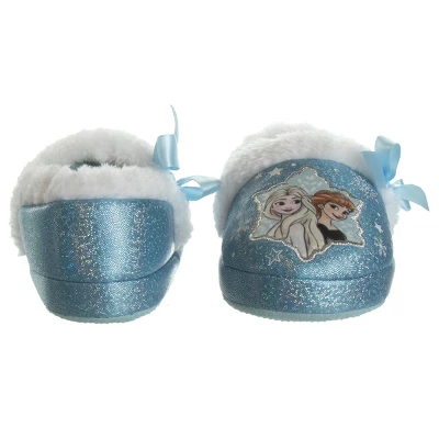 Disney Frozen 2 Elsa And Anna Girls Slippers - Plush Lightweight Warm Comfort Soft Aline House Slippers - Blue White Crinkle (Sizes 5 - 12 Toddler/Little Kid) 7 Disney Frozen 2 Elsa And Anna Girls Slippers - Plush Lightweight Warm Comfort Soft Aline House Slippers - Blue White Crinkle (Sizes 5 - 12 Toddler/Little Kid) - Image 5