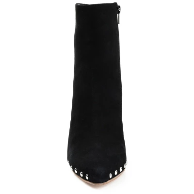 Journee Signature Womens Genuine Leather Reeya Almond Toe Wedge Ankle Booties 7 Journee Signature Womens Genuine Leather Reeya Almond Toe Wedge Ankle Booties - Image 5